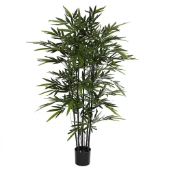 Castorama Bambou Noir Artificiel En Pot Plastique ø75 X H.150 Cm