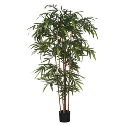 Castorama Bambou Vert Artificiel En Pot Plastique ø75 X H.180 Cm