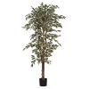 Castorama Ficus Vert Panache Artificiel En Pot Plastique ø90 X H.180 Cm