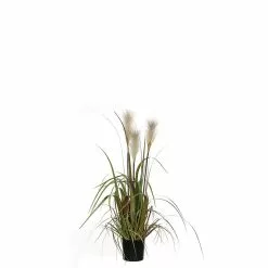 Castorama Foxtail Blanc Artificiel En Pot ø45 X H.81 Cm