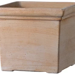 Castorama Pot Carré Terre Cuite Deroma Quadro Siena Toscana 39 X 39 X H.32,5 Cm