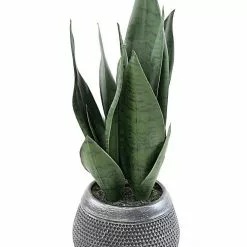 Castorama Sansevieria Verte Artificielle H.49 Cm